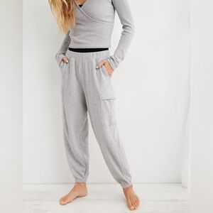 Aerie Waffle Traveler Set with Top and Cargo Joggers